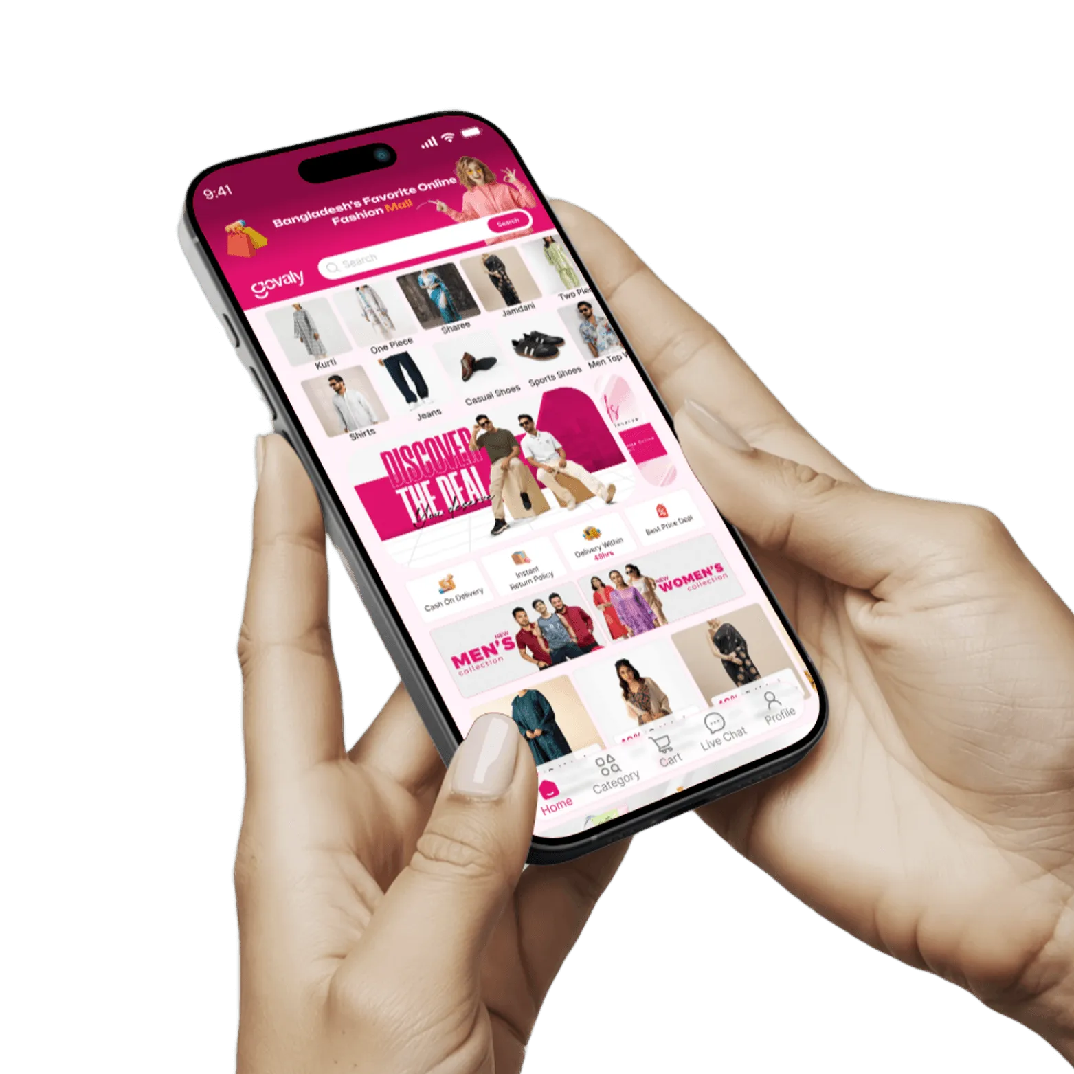 Govaly Lifestyle app — shop fashion, skin care, and wellness on your phone